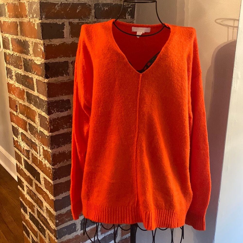 H&M orange sweater